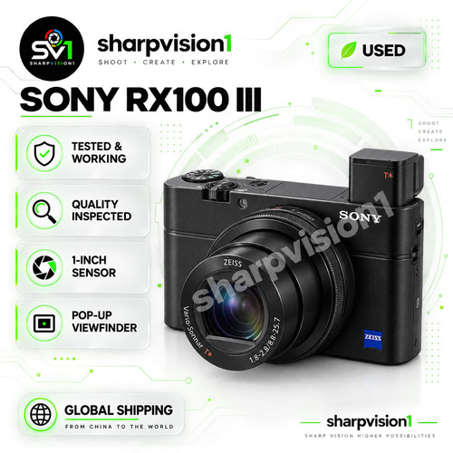 Sony cyber shot rx100 iii - rx100,